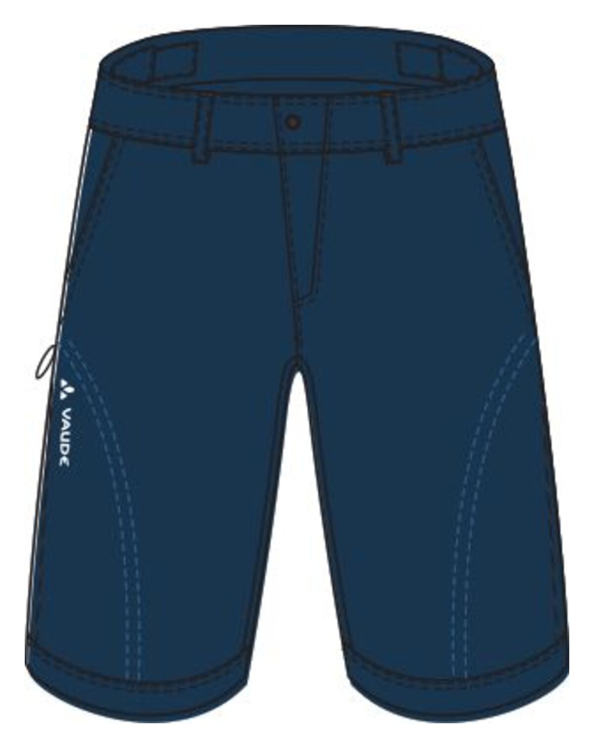 VAUDE Ledro Shorts Dames blauw