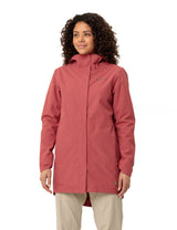 VAUDE Cyclist gevoerde Parka II dames baksteen