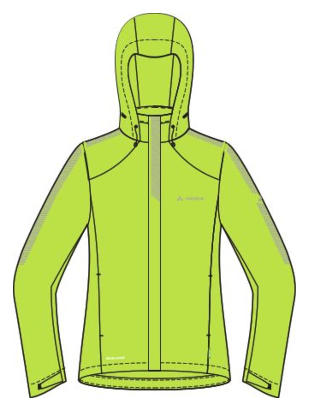 VAUDE Luminum II jas dames groen