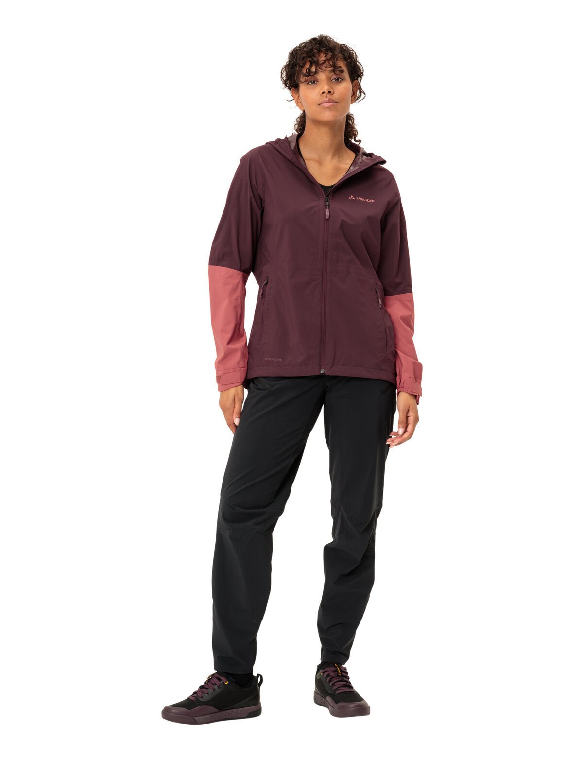 VAUDE Moab Rain Jacket II dames cassis uni