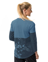 VAUDE Moab V Langarm T-Shirt Damen blau