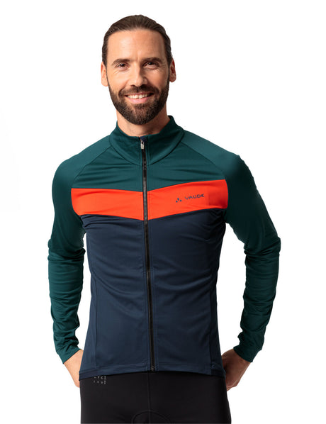 VAUDE Posta LS jersey heren turkoois