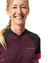 VAUDE Altissimo Q-Zip korte mouw overhemd dames roze