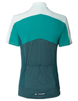 VAUDE Matera jersey met korte mouwen en volledige ritssluiting dames groen