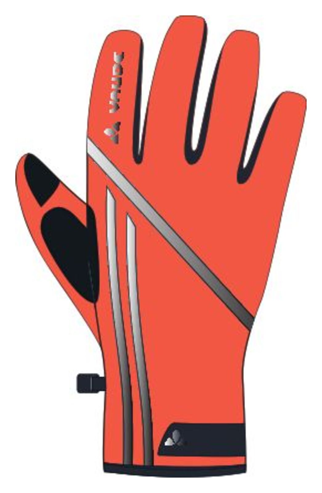 VAUDE Posta Warme Handschoenen neon oranje