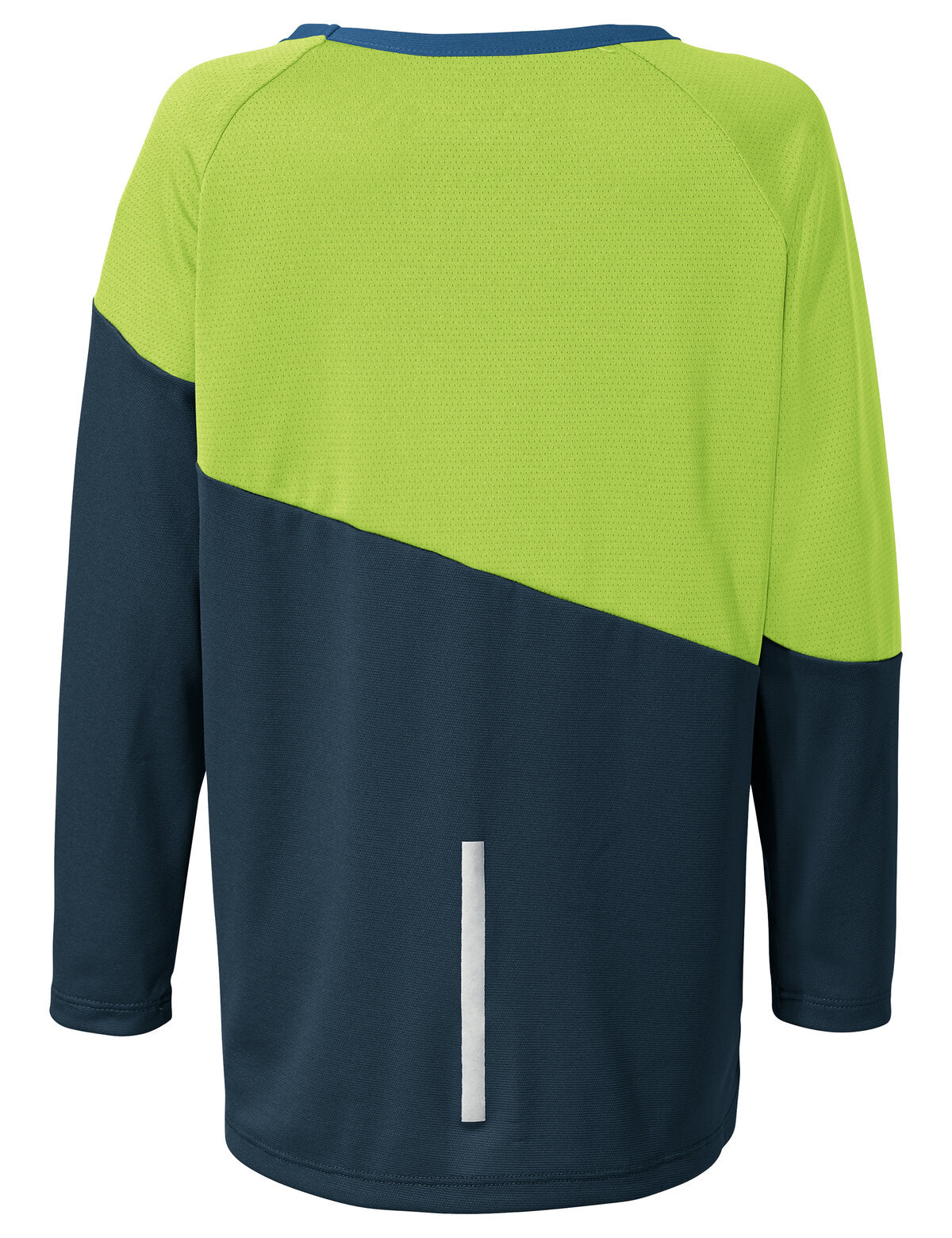 VAUDE Moab t-shirt lange mouw kinderen blauw/groen