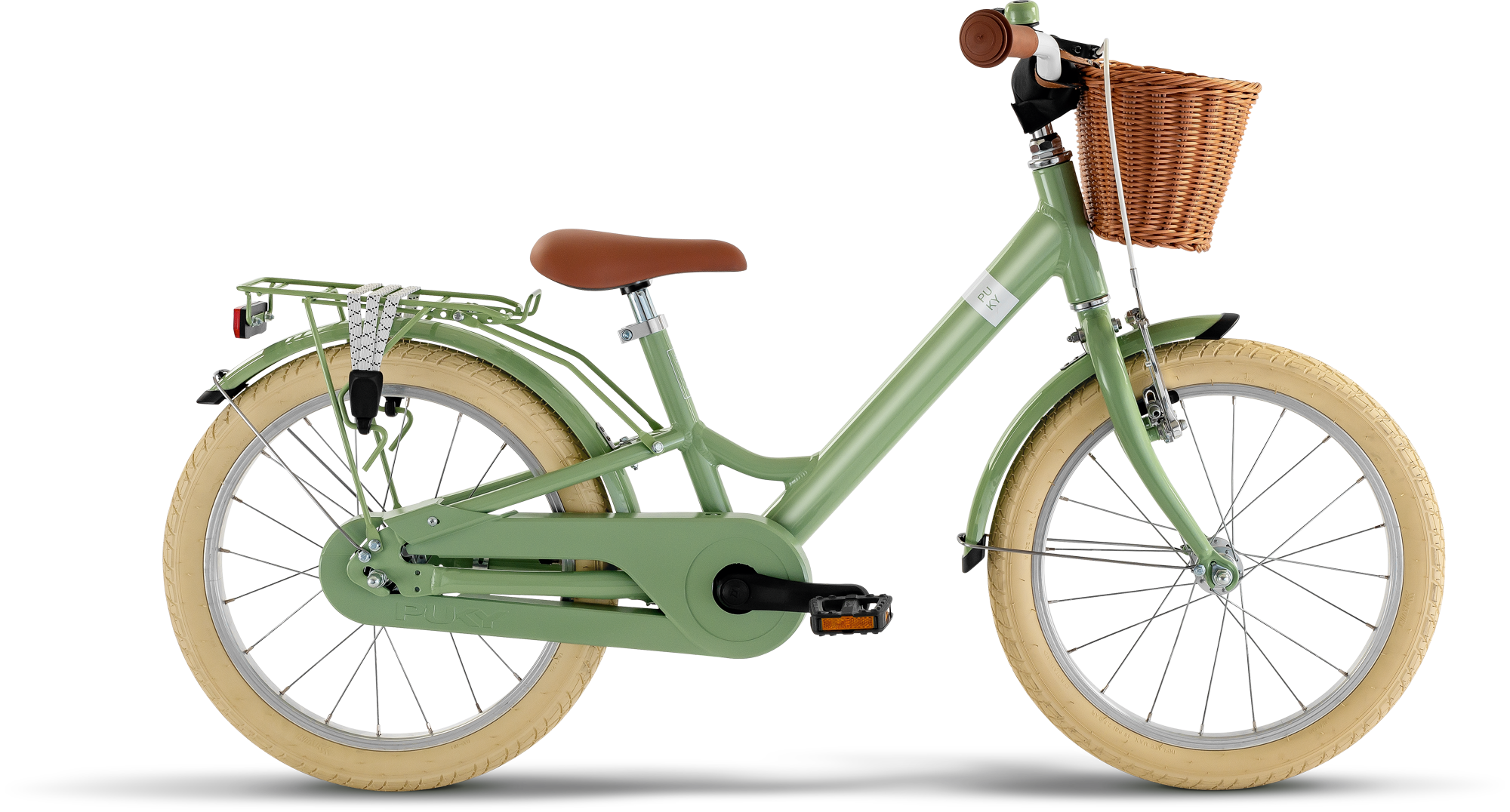 Puky YOUKE 18 Classic Alu retro green