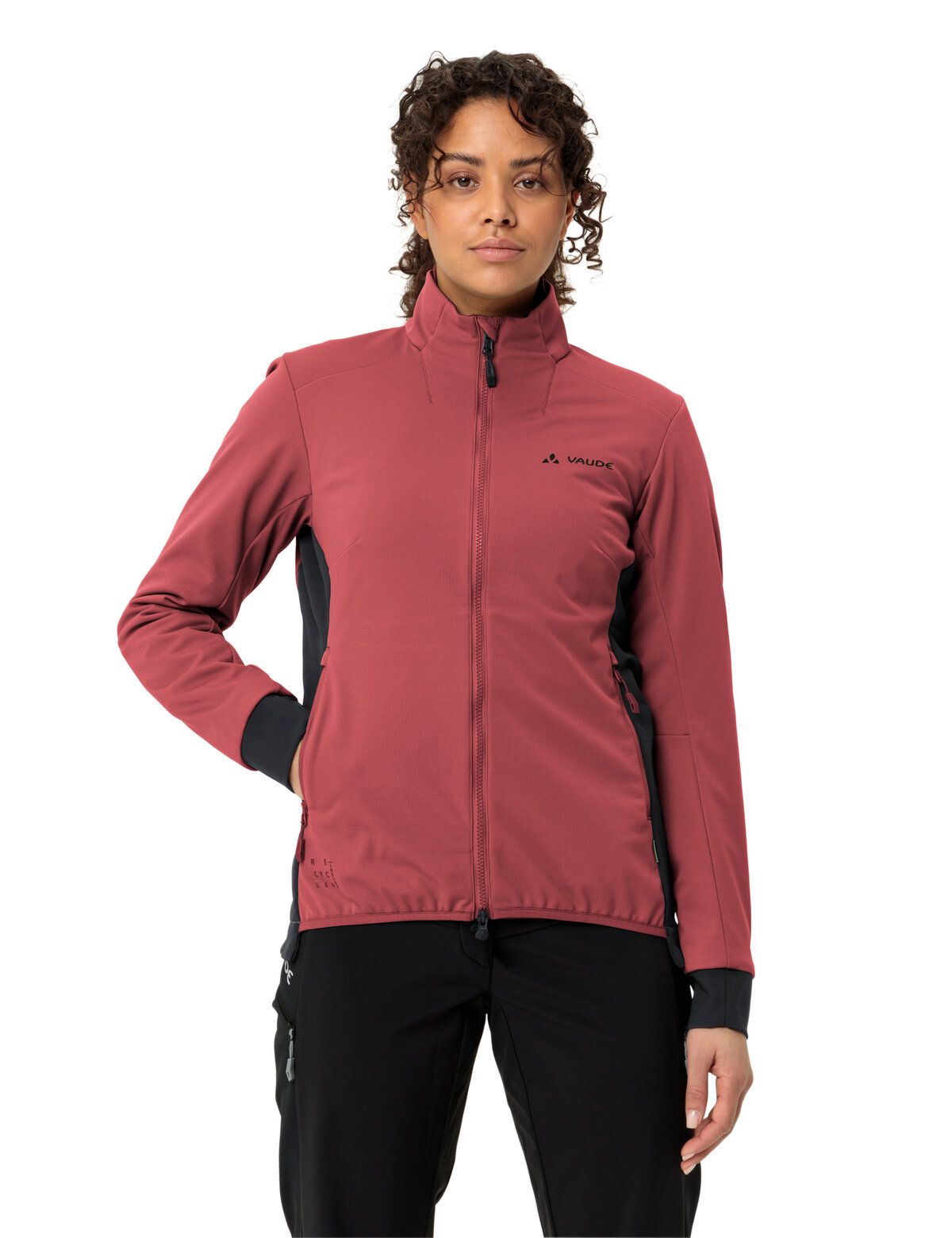 VAUDE Moab Pro softshelljack dames, brick