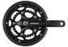 Shimano FC-RS200 crankstel 50x34 8-speed zwart