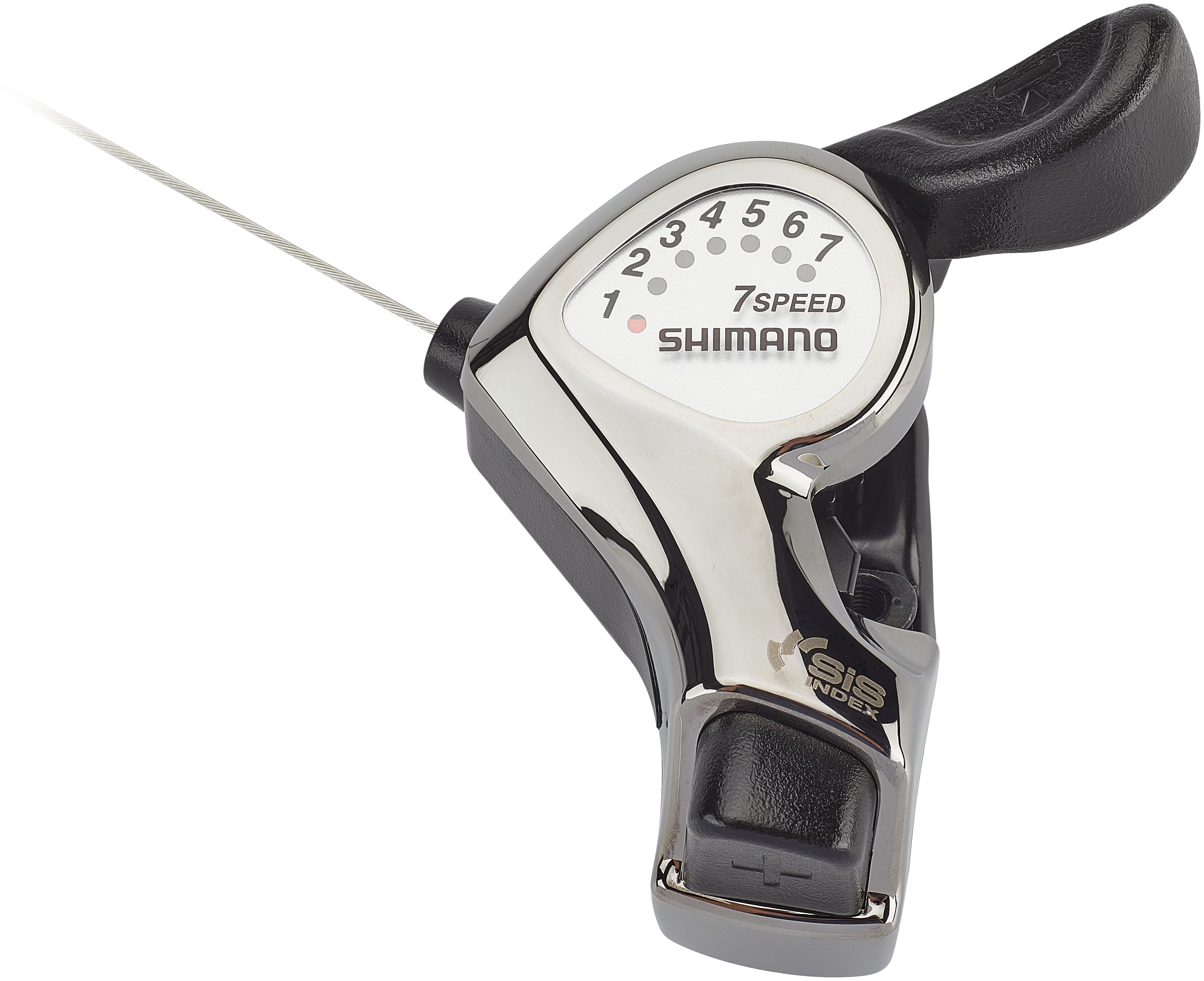 Shimano Tourney SL FT55 shifter 7 speed zilver zwart bikester