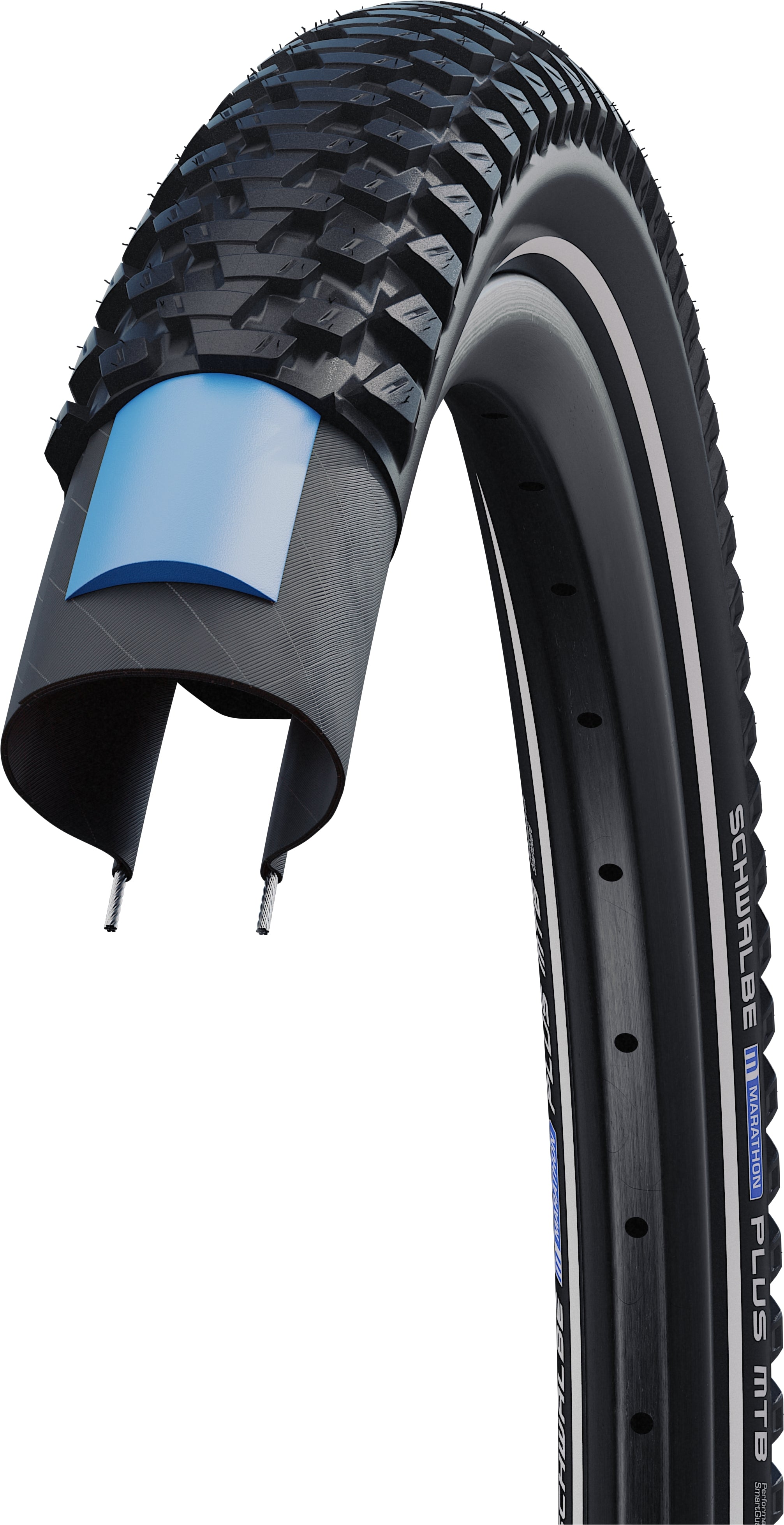 Schwalbe Marathon Plus MTB Performance SmartGuard draadband 26x2.10