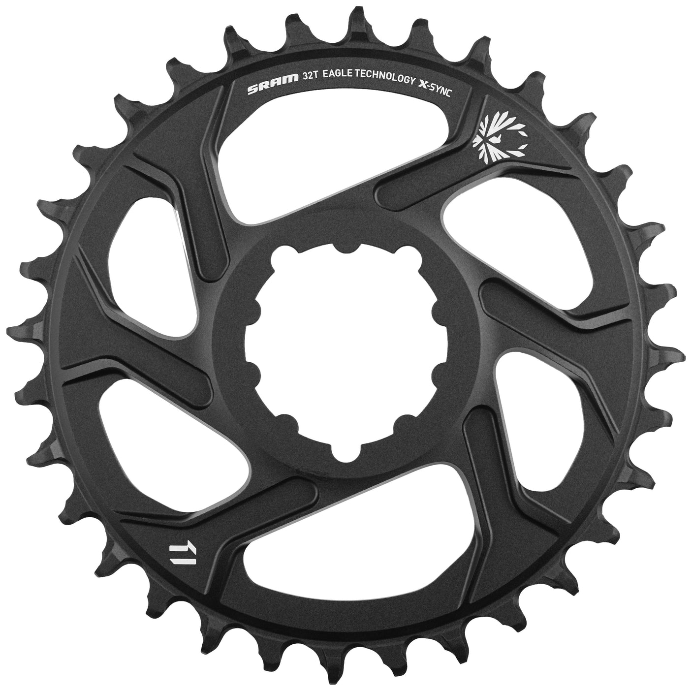 SRAM X-Sync 2 Kettenblatt Direct Mount Aluminium 12-fach 6mm schwarz