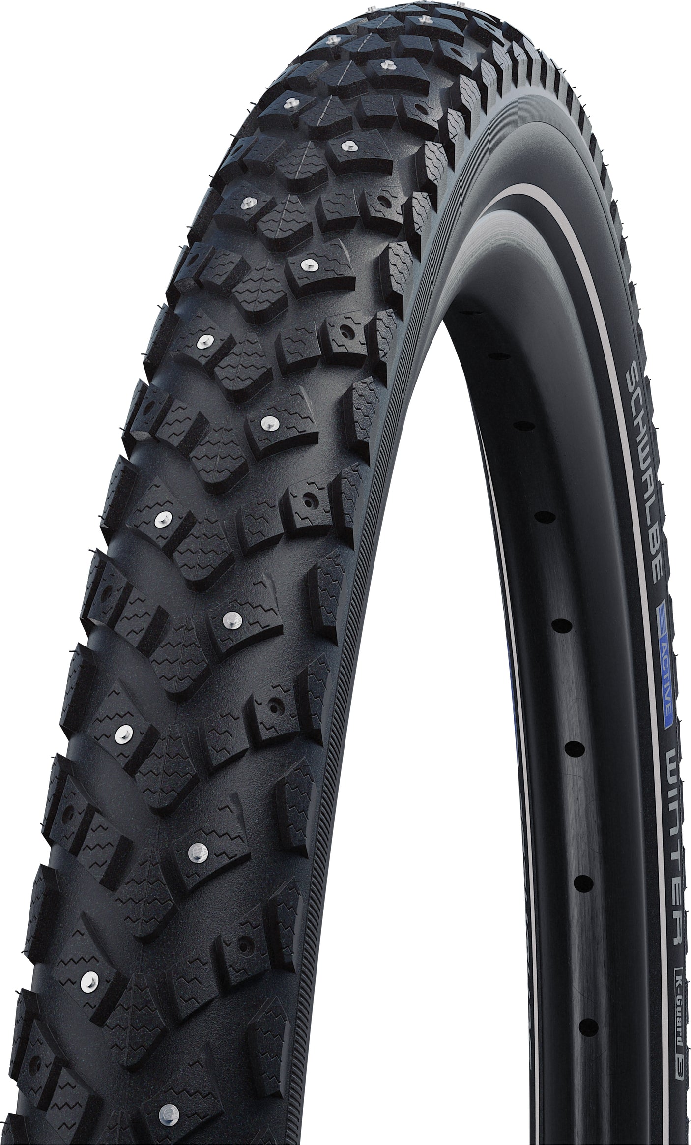 Schwalbe Winter Drahtreifen 16x1.20" Active Line KevlerGuard schwarz