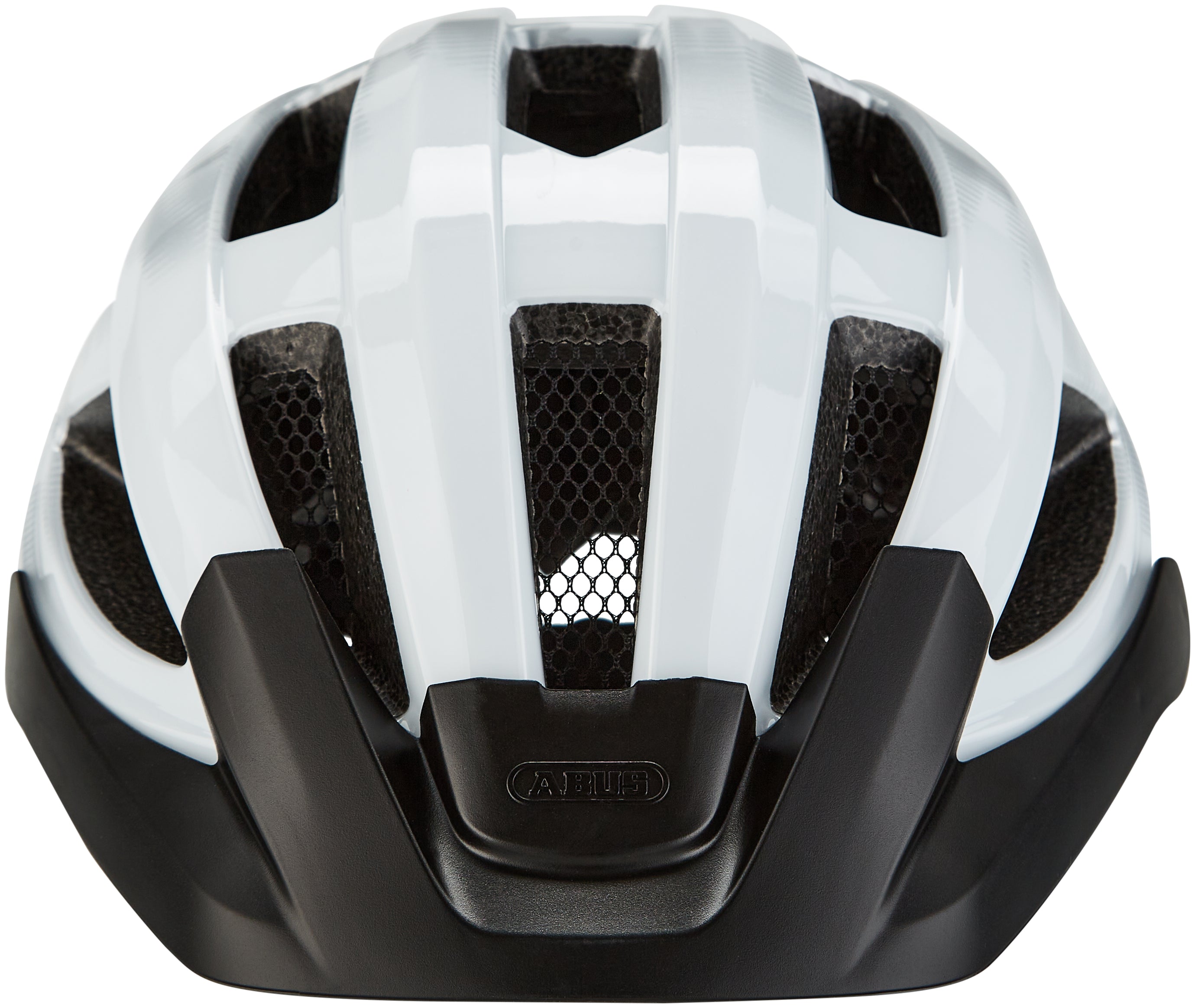 ABUS Macator Helm Road wit zilver