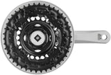 Shimano FC-TY501 crankstel 6/7/8-speed 42-34-24 tanden met kettingkastring zilver