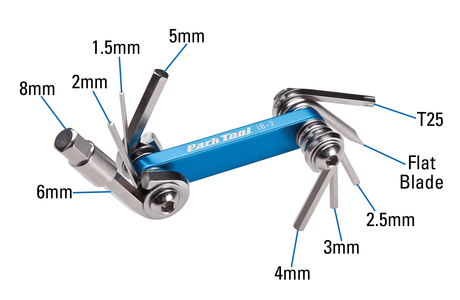 Park Tool IB-2 I-Beam Mini-Faltwerkzeug