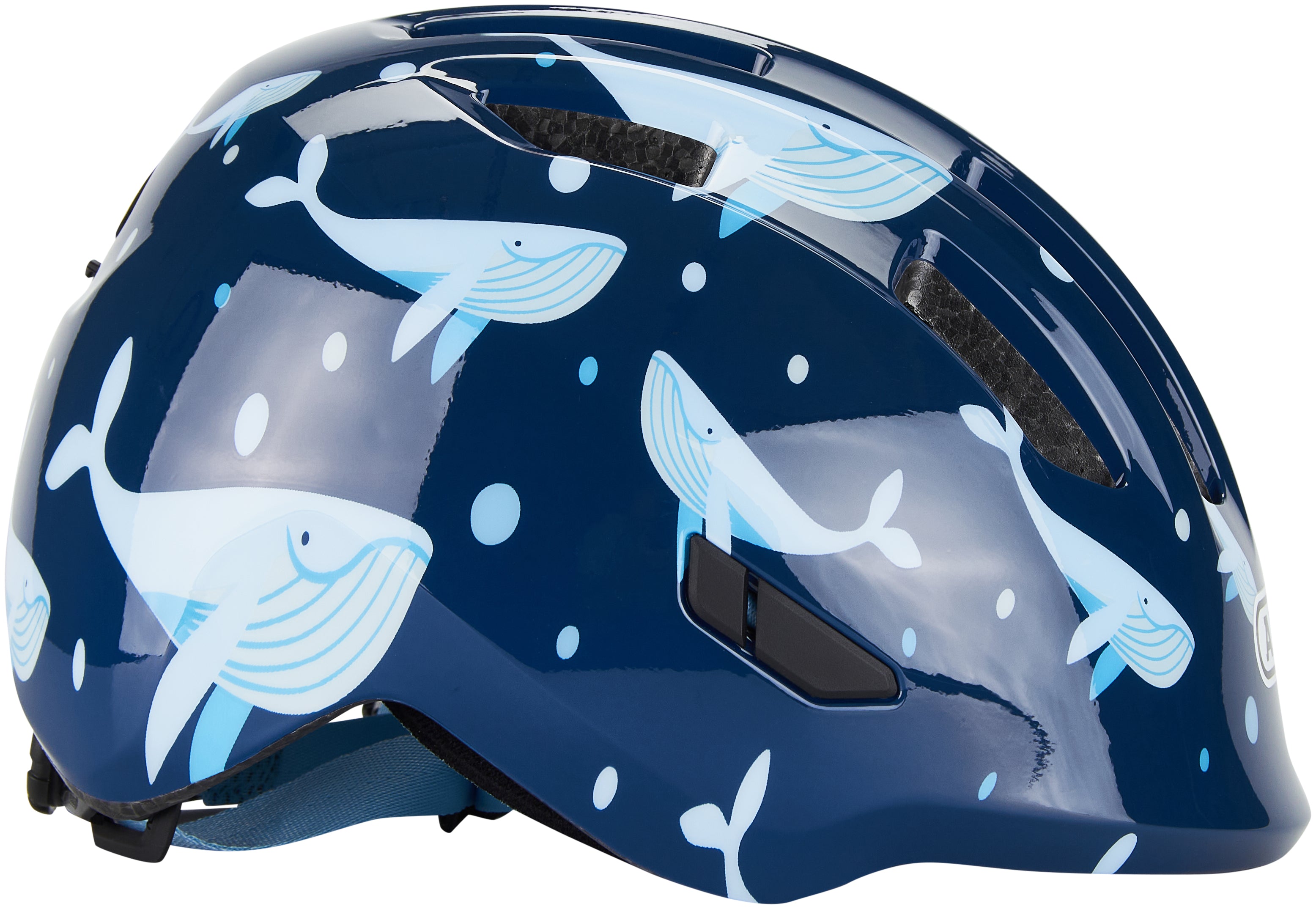 ABUS Smiley 3.0 Helm Kinderen blauwe vinvis