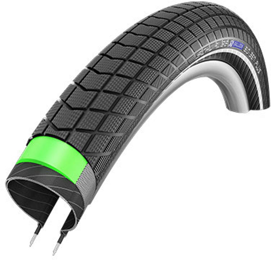 Schwalbe Big Ben Plus draadband 20x2.15" Performance GreenGuard E-50 Reflex zwart