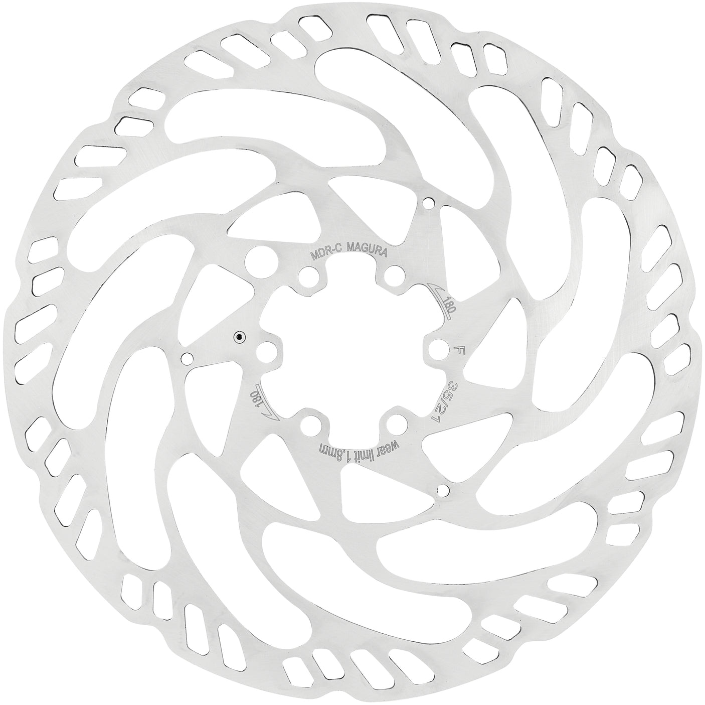 Magura MDR-C remschijf 6-gaats met 6 schroeven