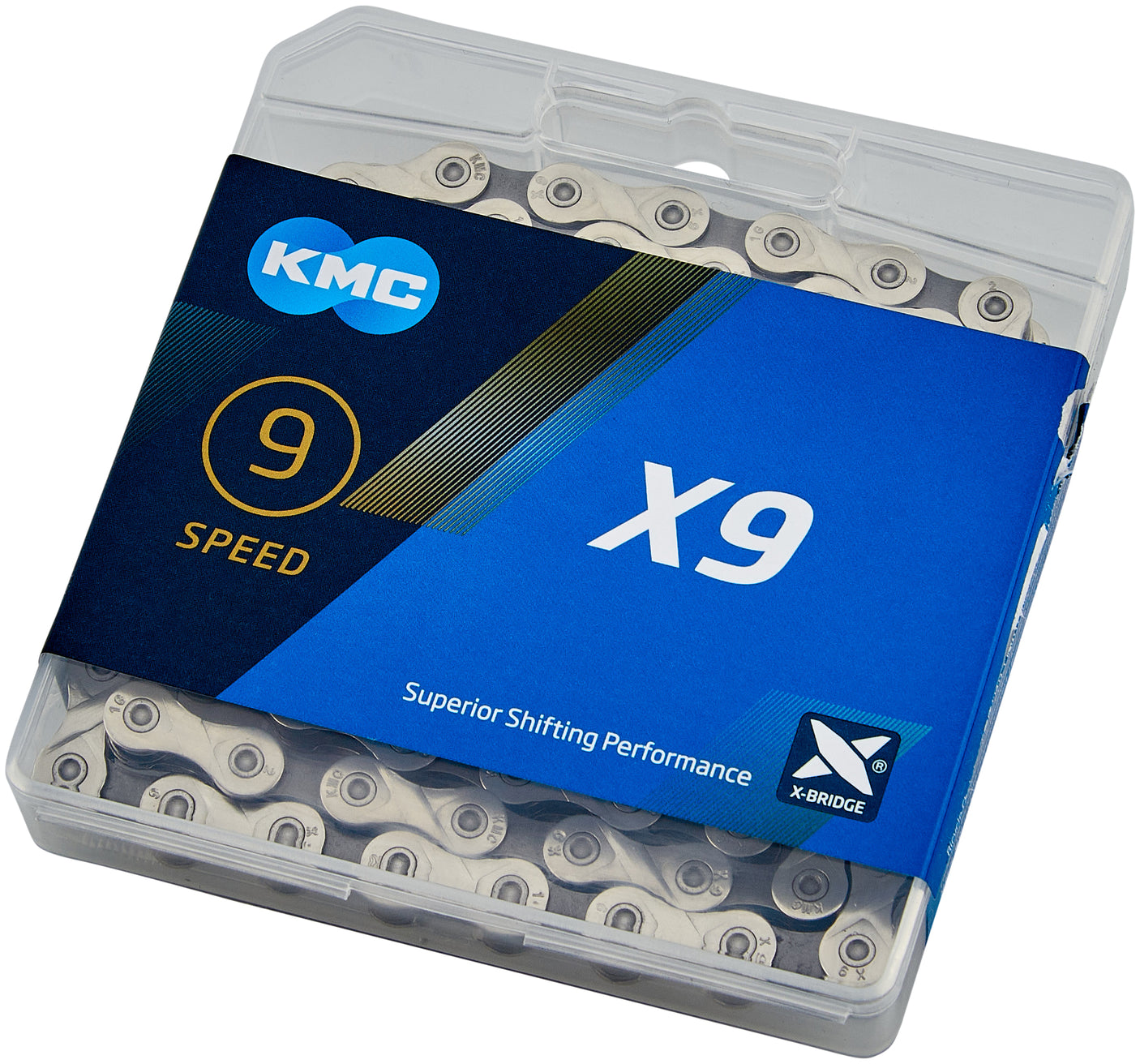 KMC X9 Kette 9-fach silber/grau 114Z