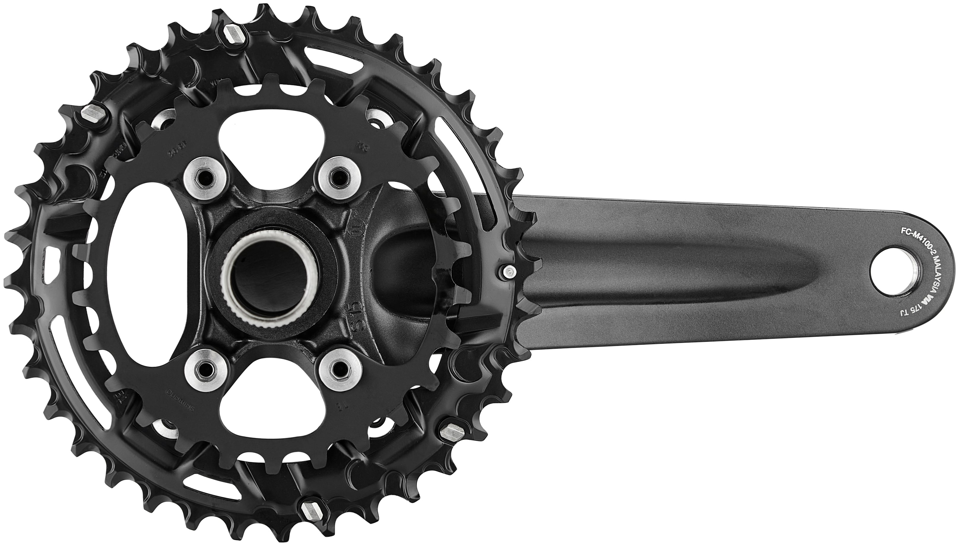 Shimano Deore FC-M4100 crankstel 2x10-speed 26/36T 48,8 mm