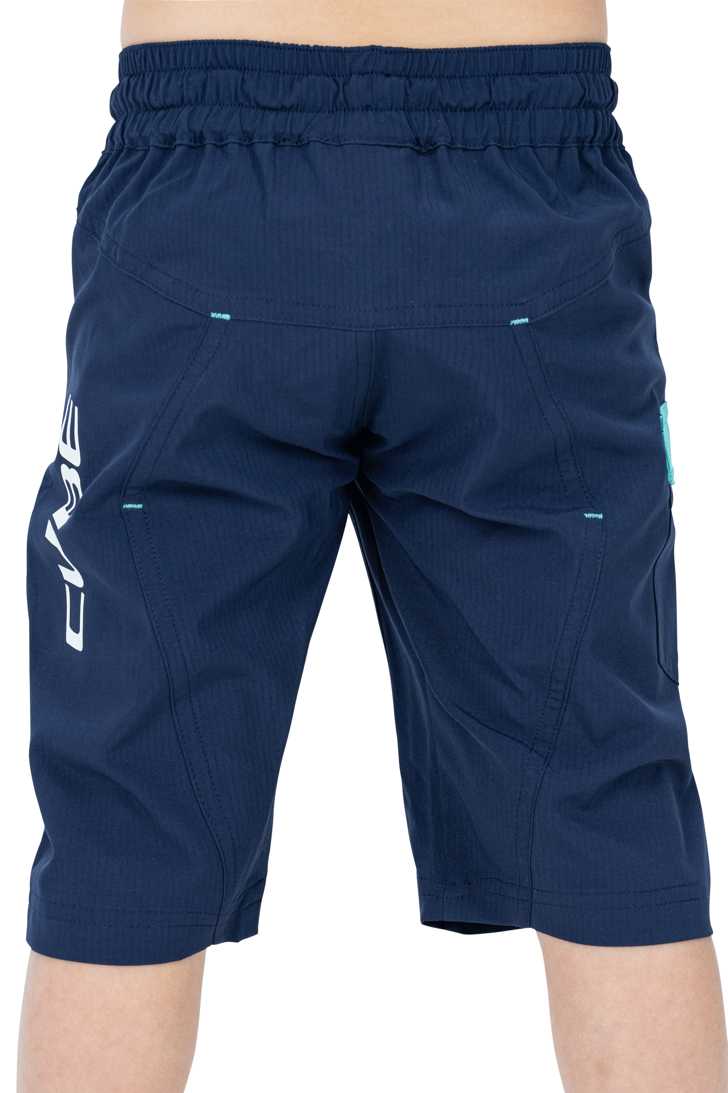 CUBE TEAMLINE Baggy Shorts ROOKIE blauw en mint