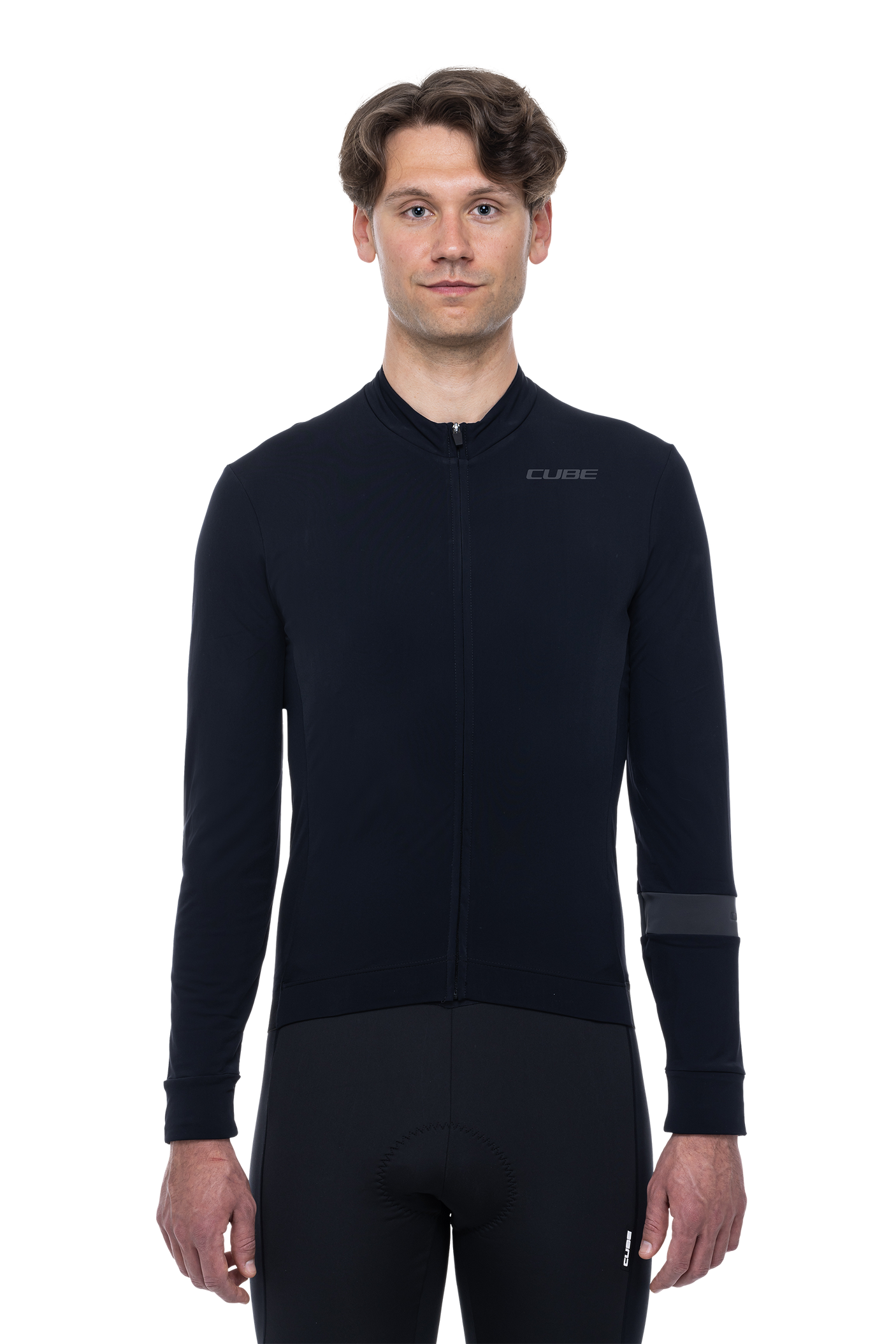 CUBE BLACKLINE Trikot langarm black Herren