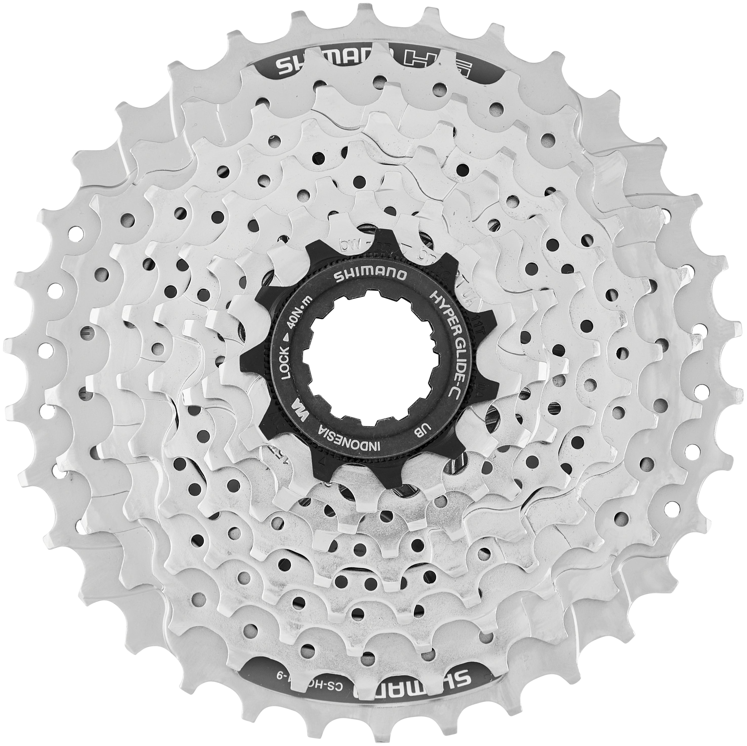 Shimano CS-HG201 cassette 9-speed zilver