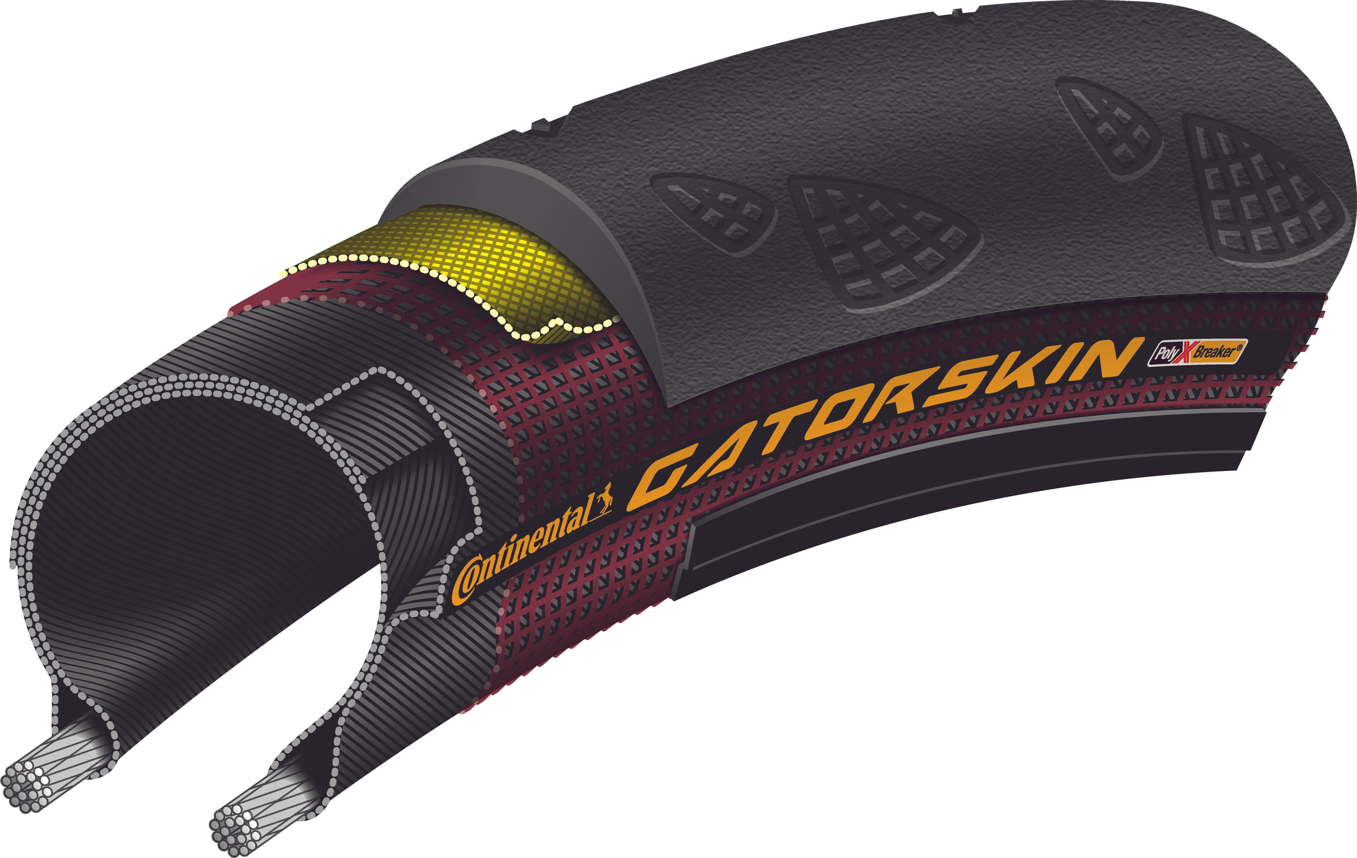 Continental GatorSkin vouwband PolyX Breaker 28