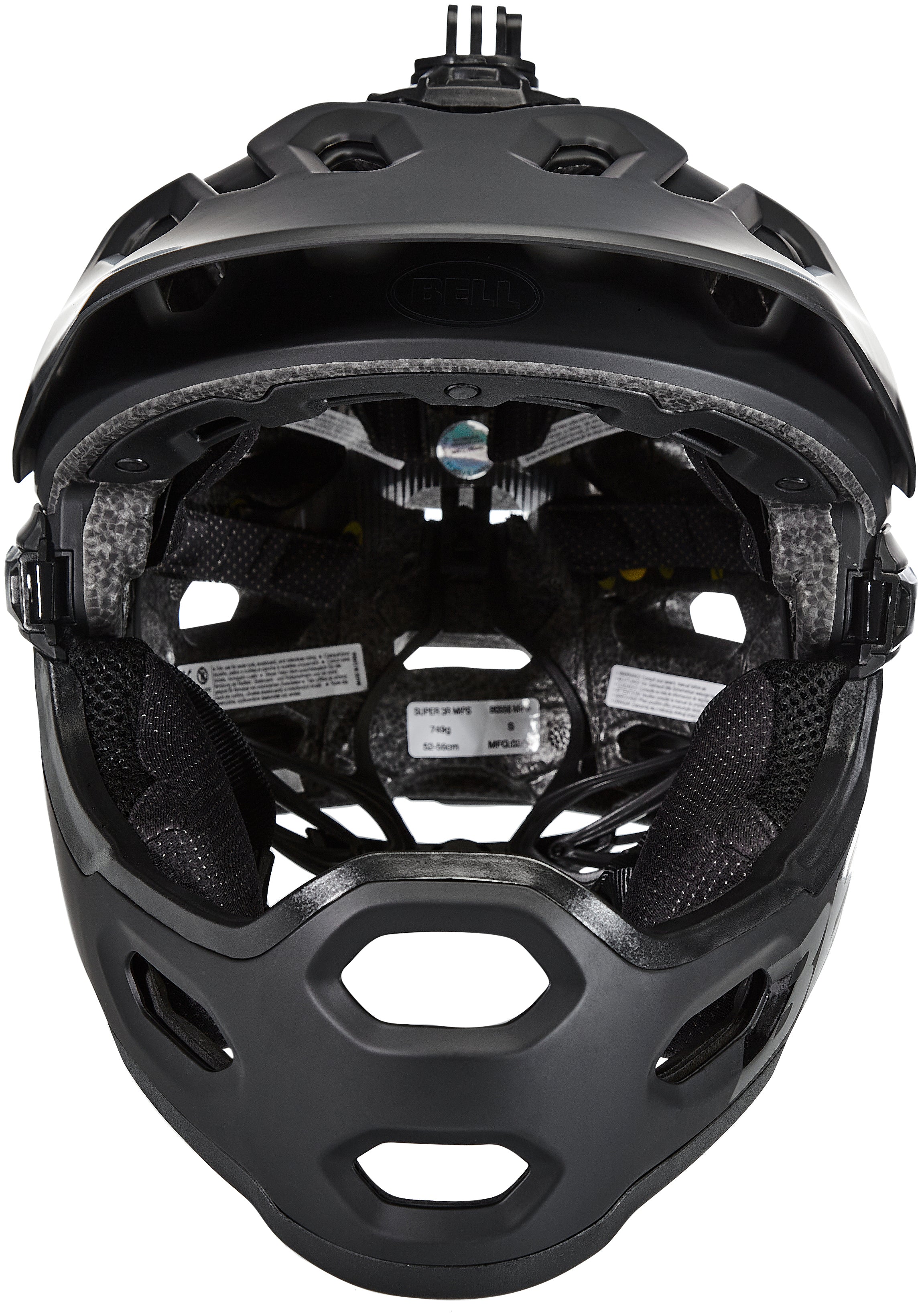 Bell Super 3R MIPS helm zwart