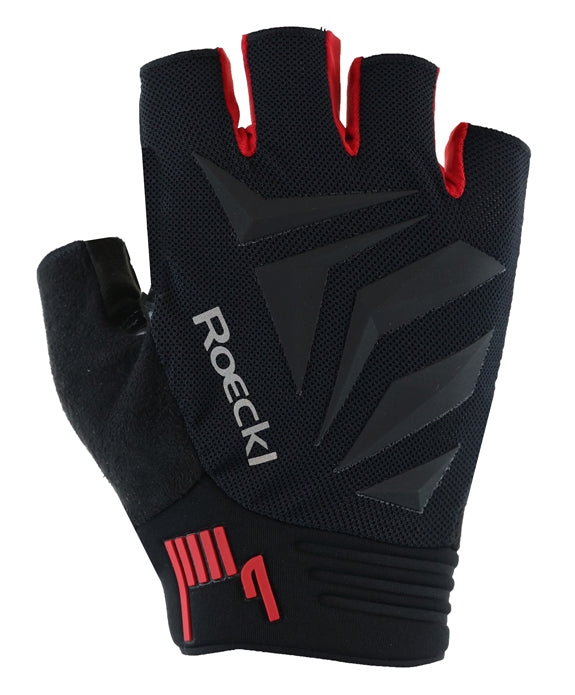 Roeckl Isera 2 handschoenen zwart/rood