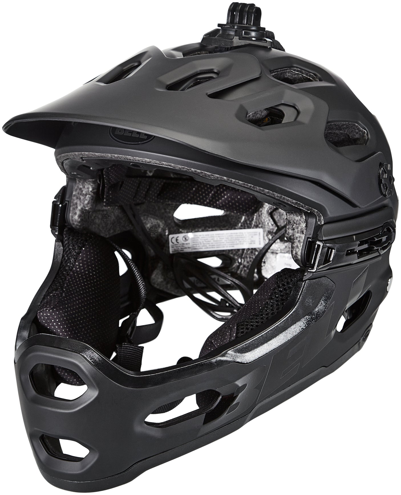 Bell Super 3R MIPS helm zwart