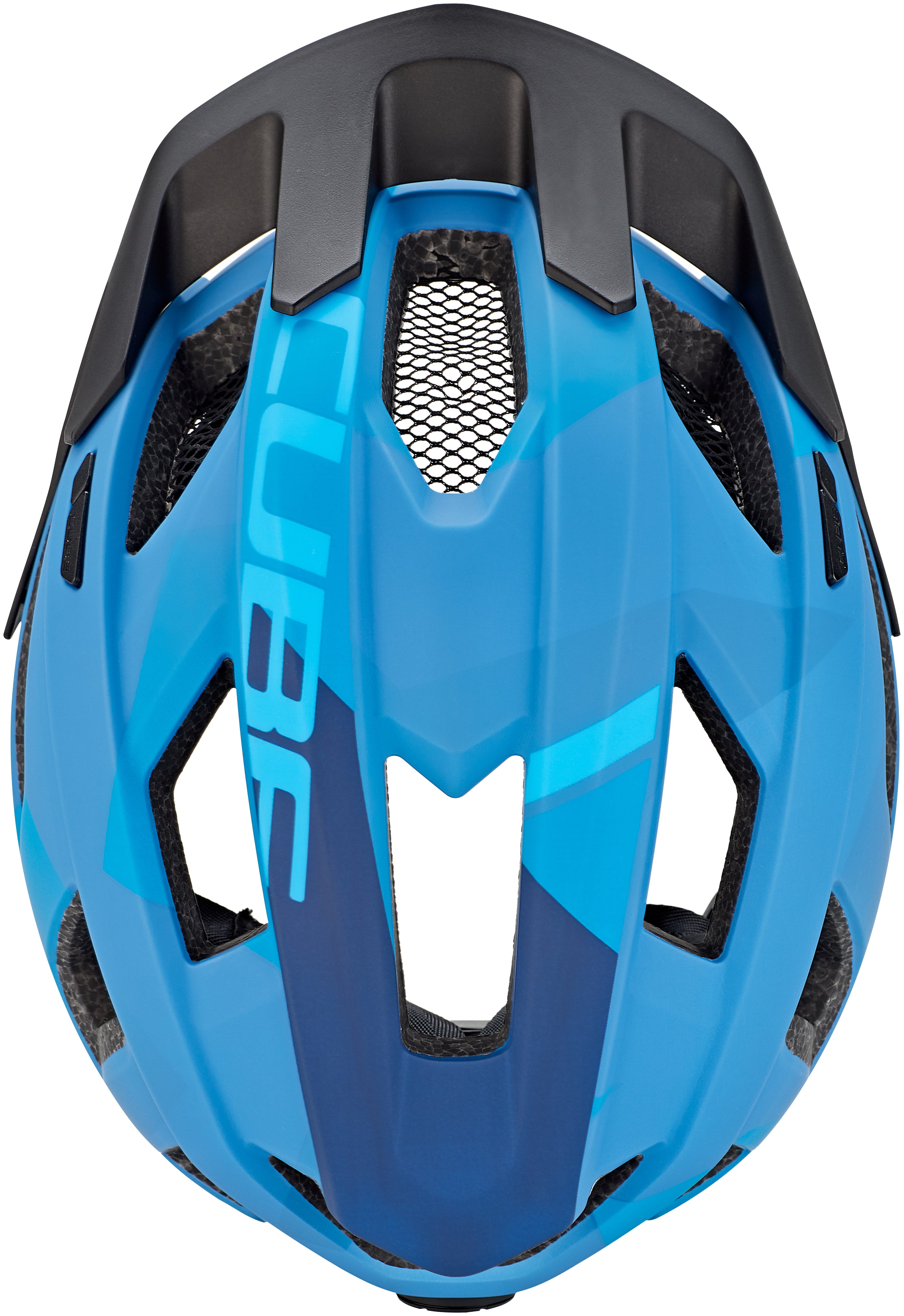 CUBE PATHOS MTB-helm blauw