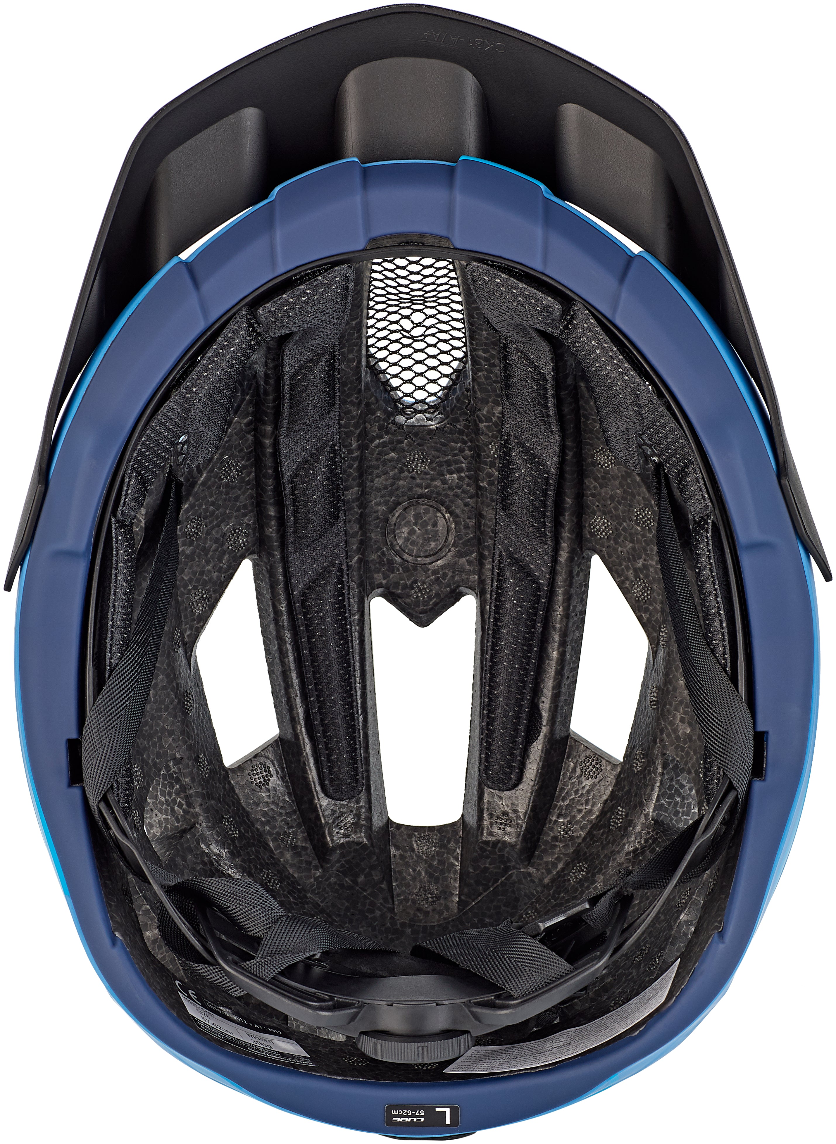 CUBE PATHOS MTB-helm blauw