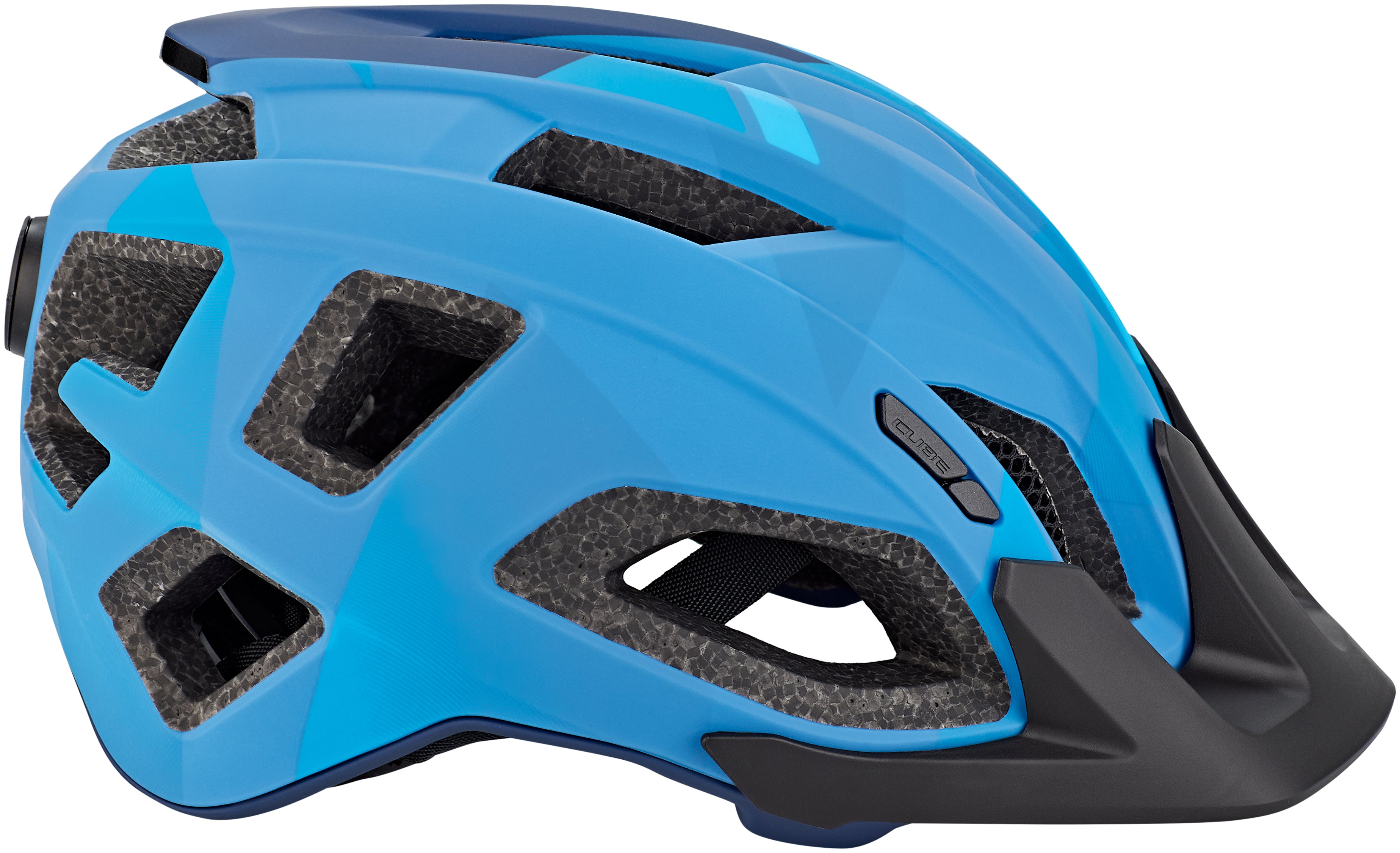 CUBE PATHOS MTB-helm blauw