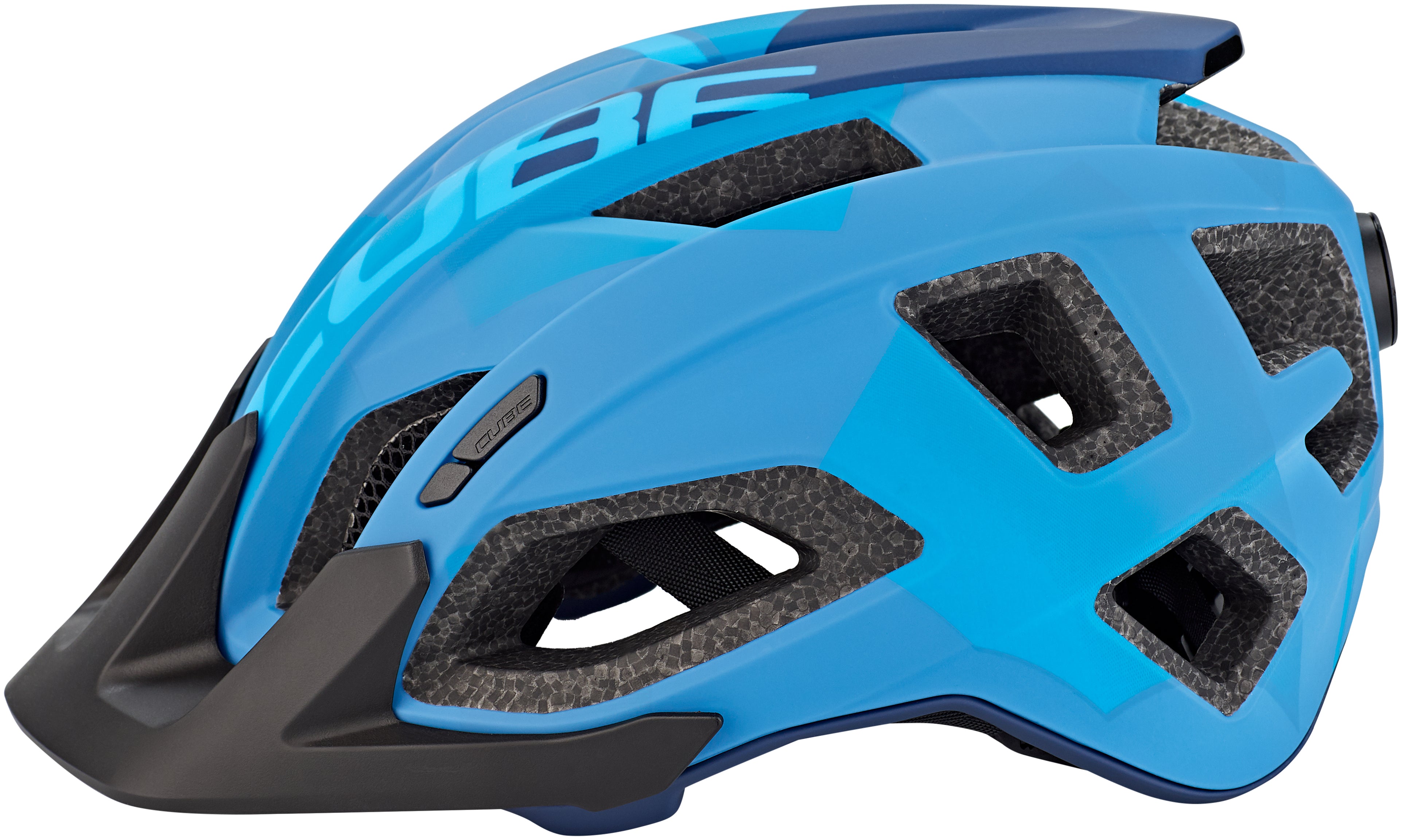 CUBE PATHOS MTB-helm blauw