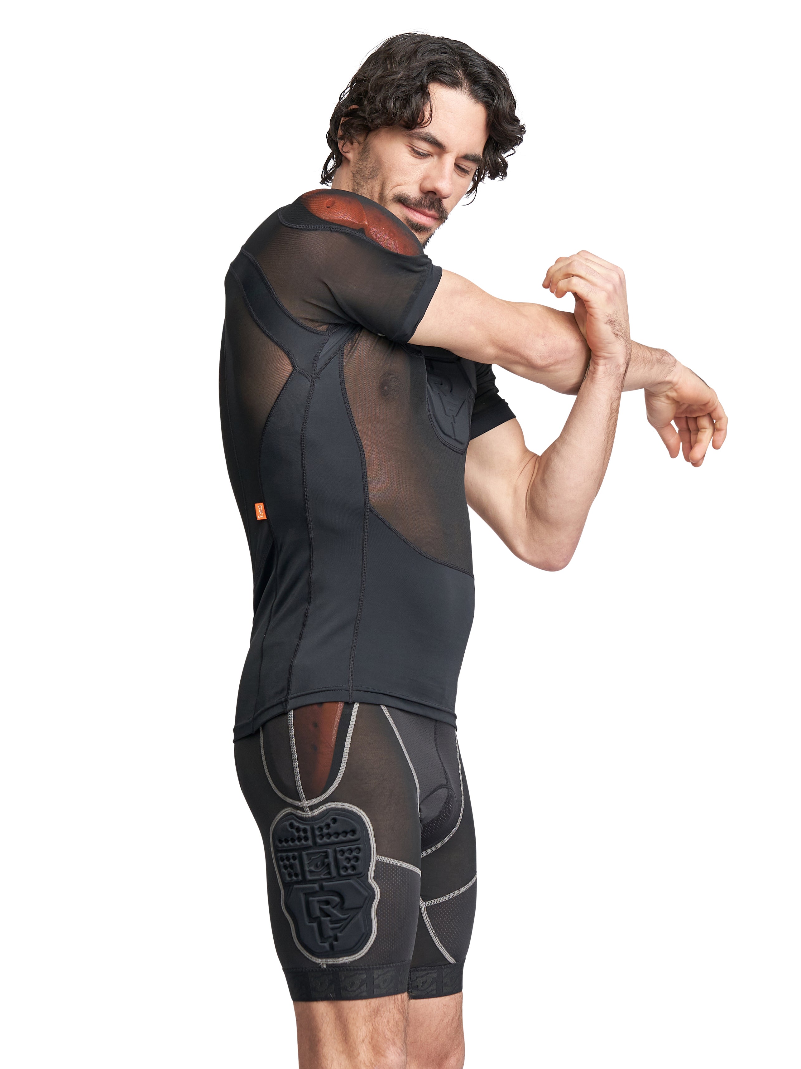 Race Face Flank Core Protector Jersey Stealth D3O Heren