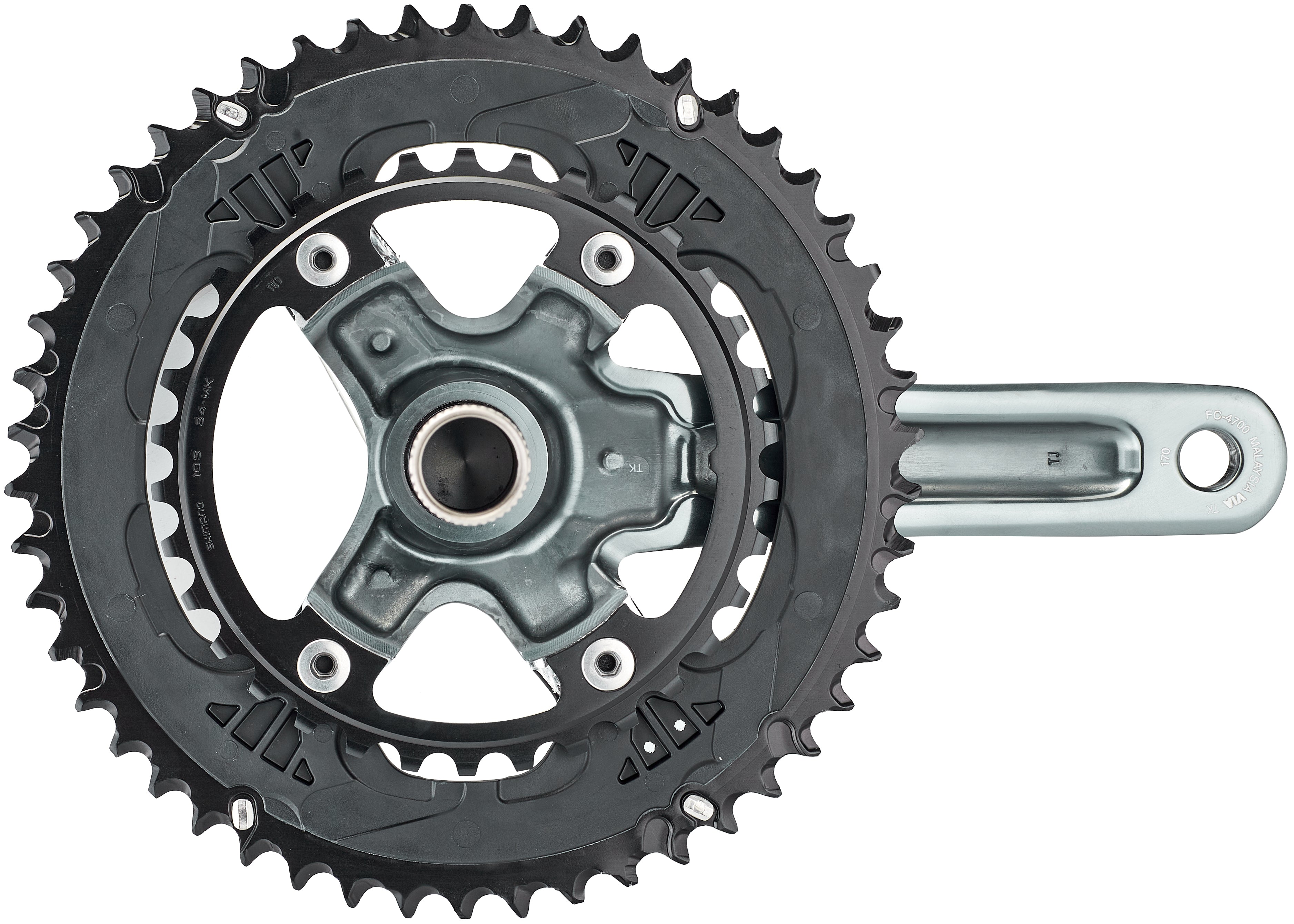 Shimano Tiagra FC-4700 crankstel 50x34 10-speed zwart