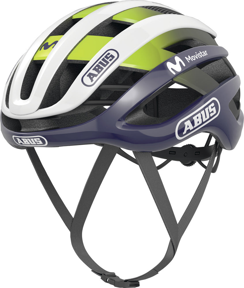 ABUS Airbreaker-helm Road Movistar Team