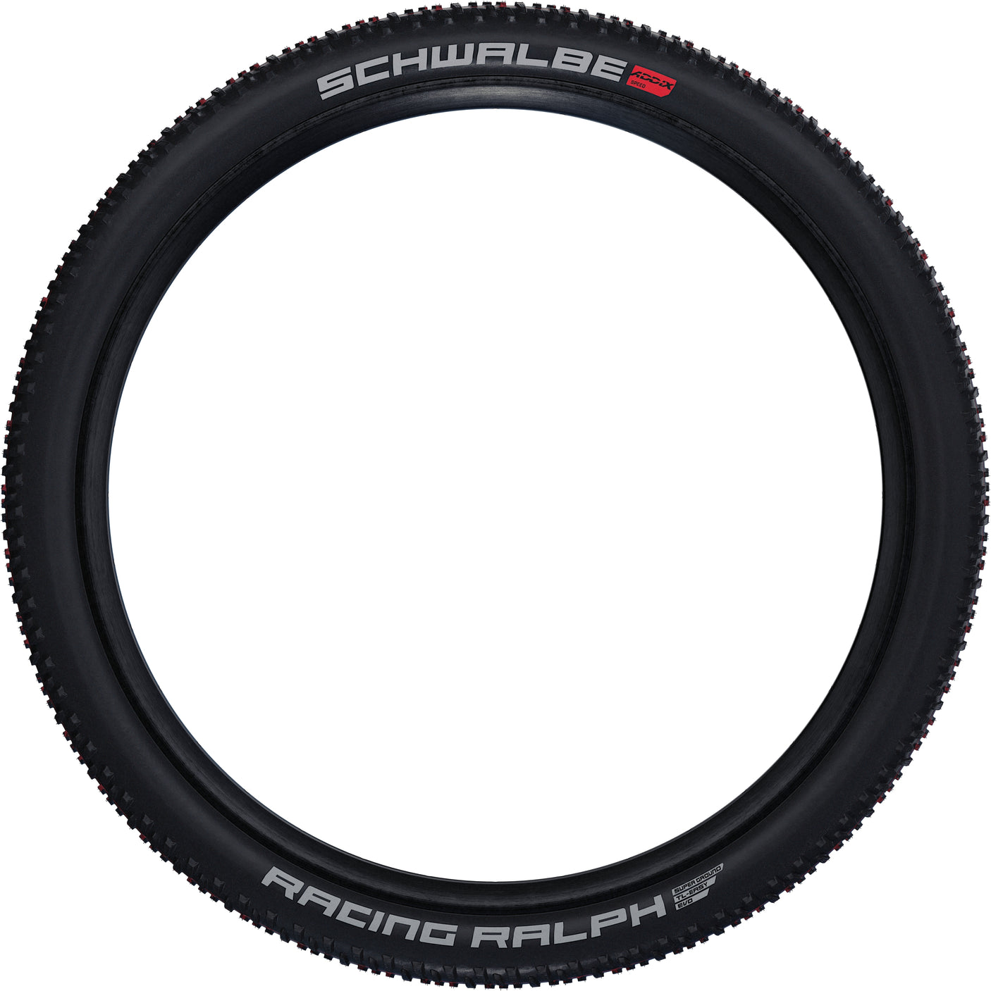 Schwalbe Racing Ralph Super Ground Evo vouwband 26x2.25" TLE E-25 Addix Speed ​​SnakeSkin zwart