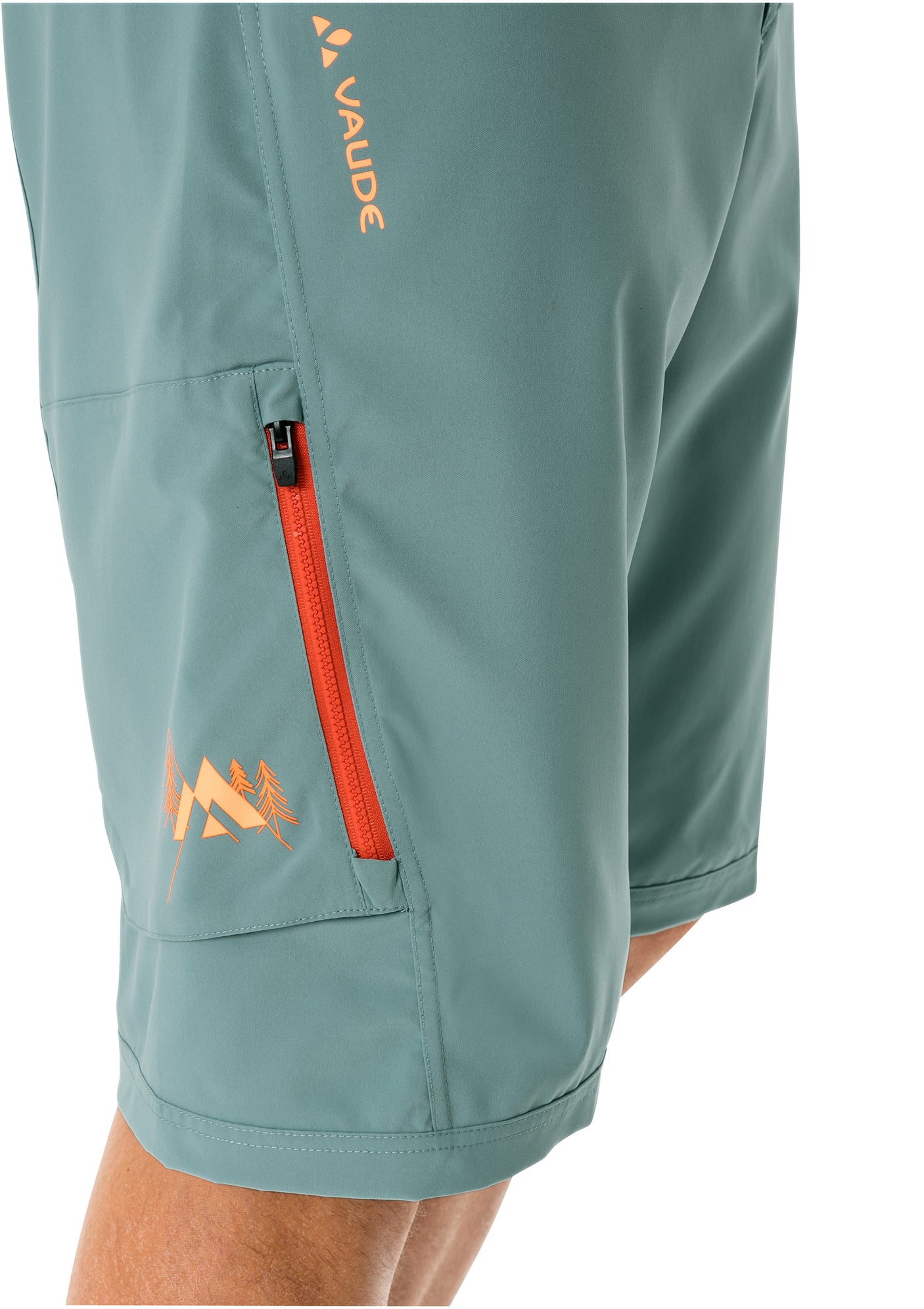 VAUDE Ledro Shorts Heren, petrol