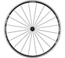 Shimano WH-R501 voorwiel QR 28" zwart