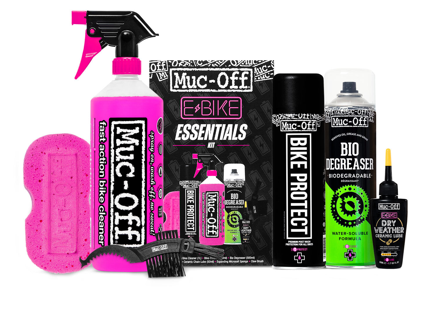 Muc-Off E-Bike Essential Kit onderhoudsset