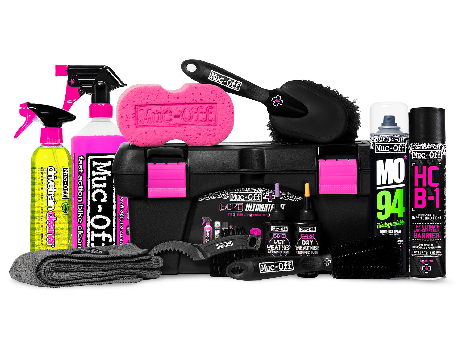 Muc-Off E-Bike Ultimate Kit onderhoudsset met gereedschapskist