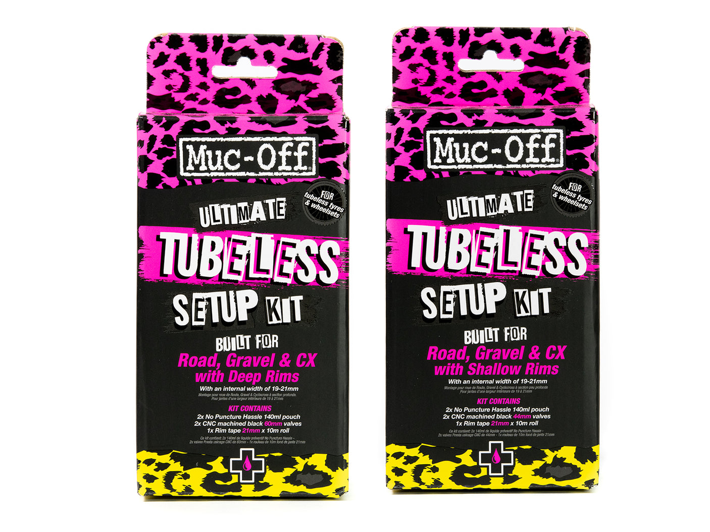 Muc-Off Ultimate Tubeless Setup Kit Road 44mm Ventillänge