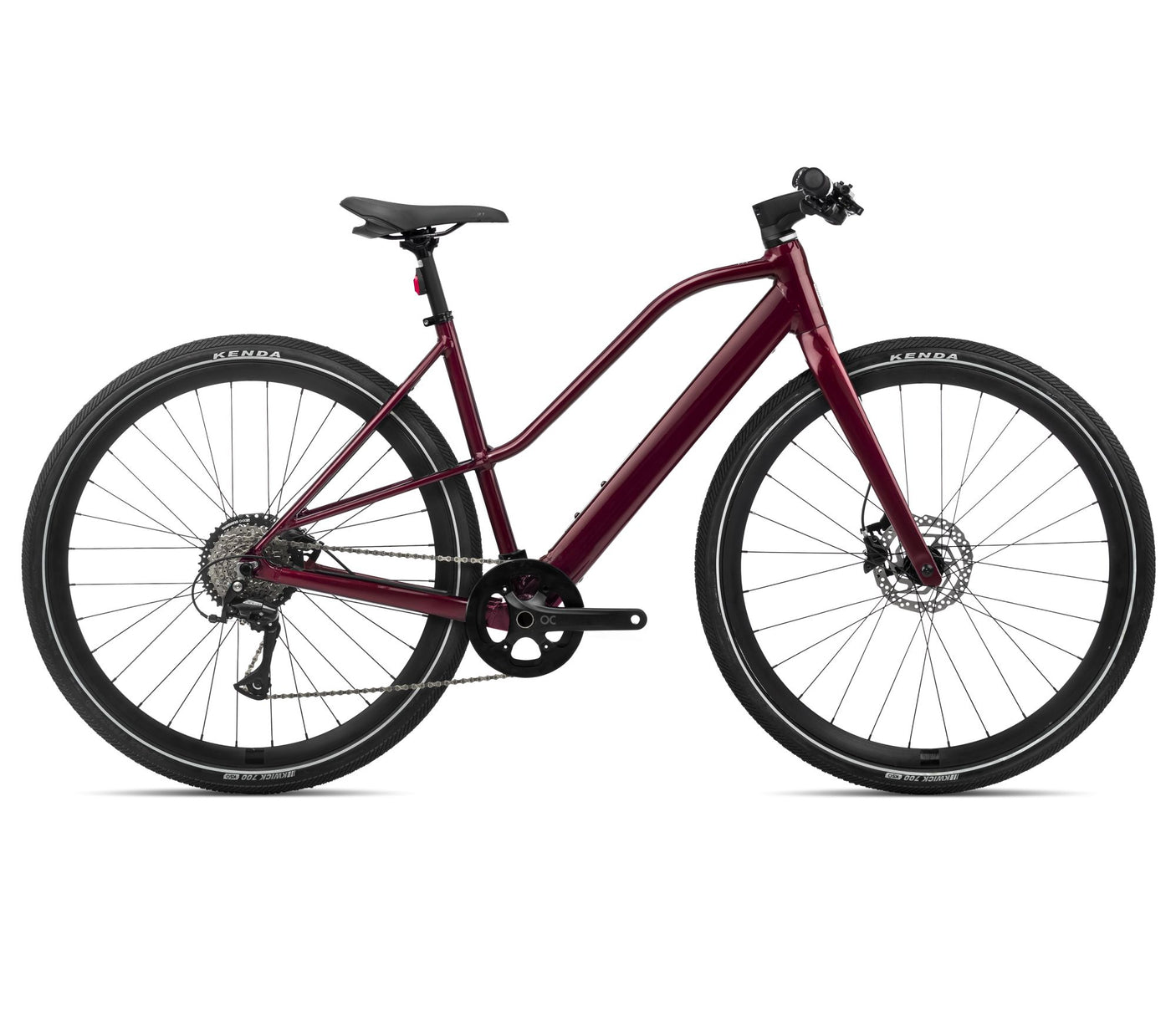 Orbea VIBE MID H30 Metallic Bordeaux Rood (2024)