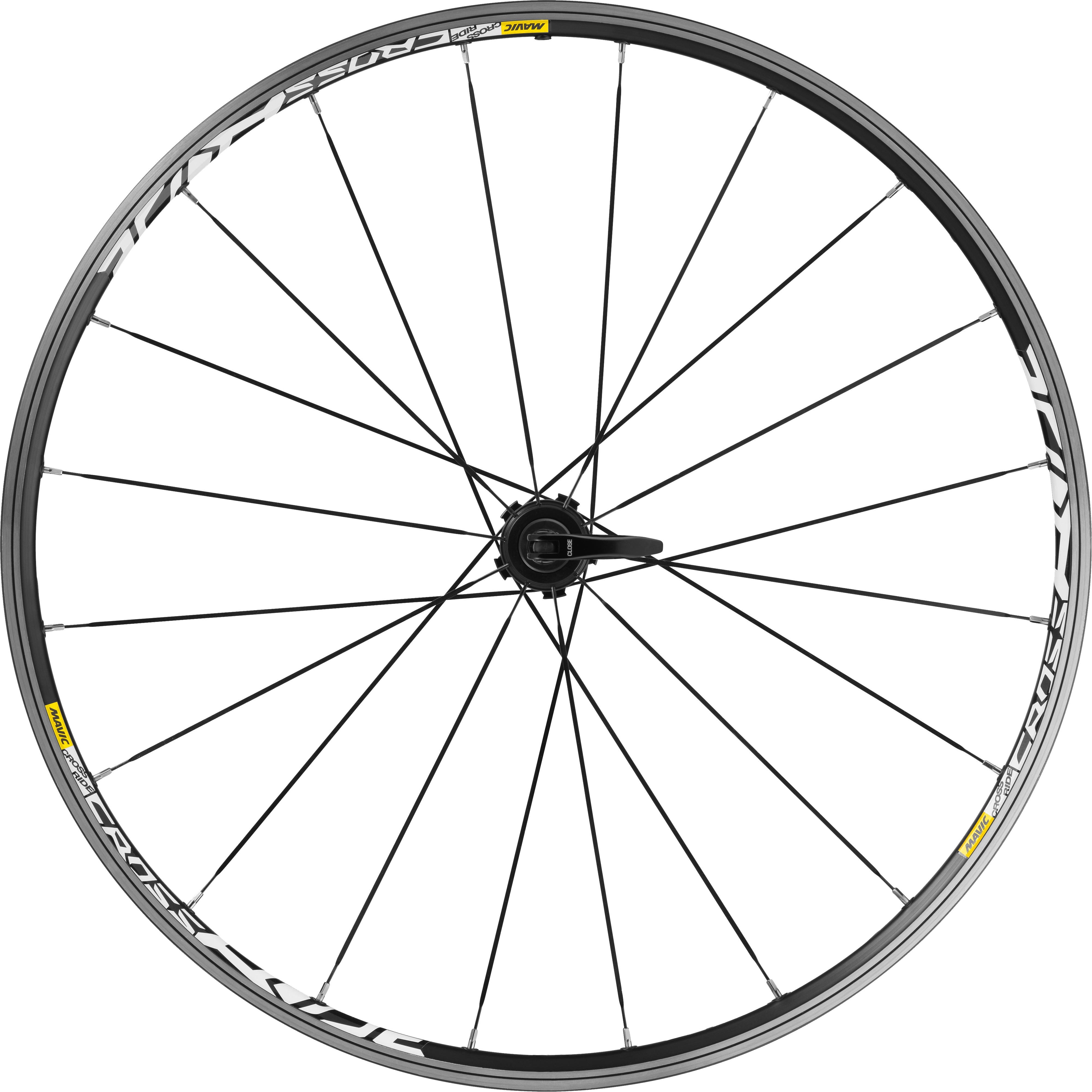 Mavic Crossride UB Hinterrad schwarz