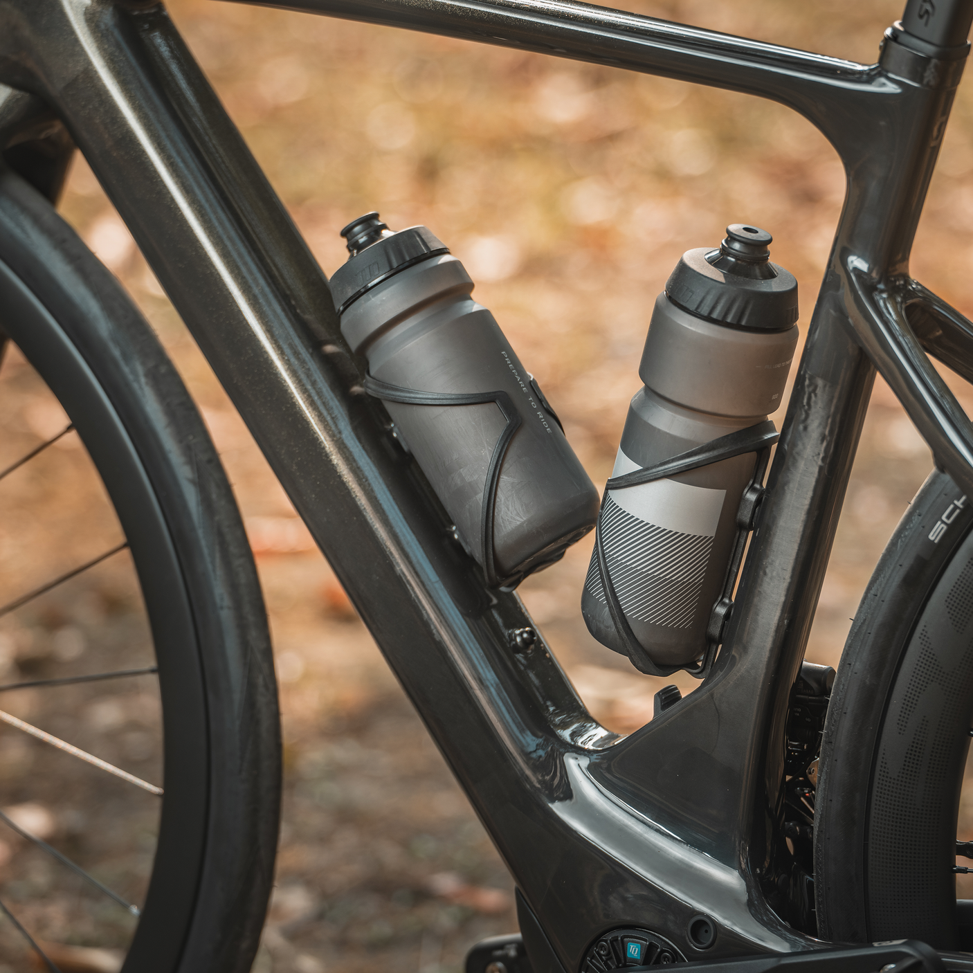 Topeak Fezā Cage V1 Versterkt Carbon, Zwart