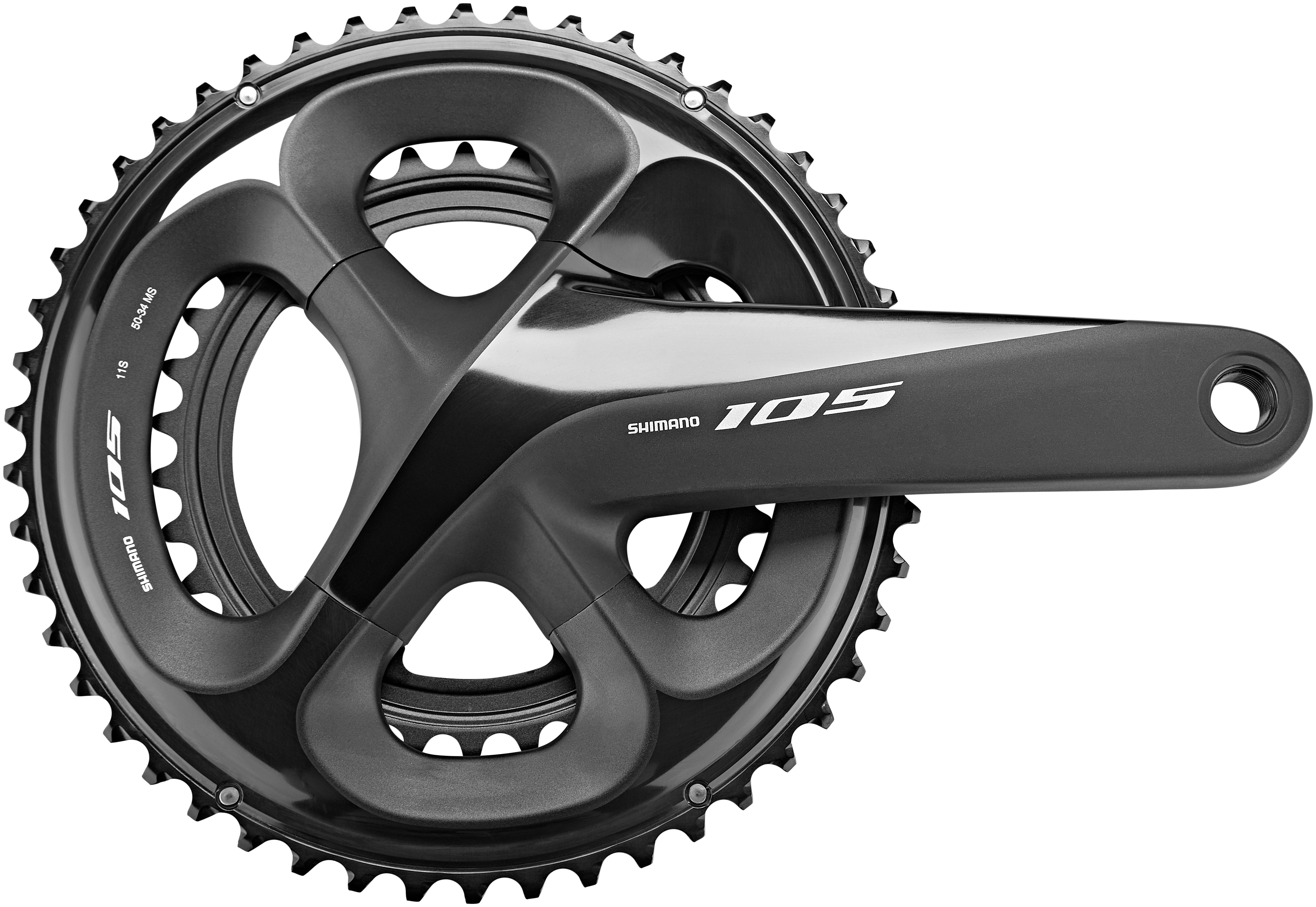 Shimano 105 FC-R7000 crankstel 2x11 50/34 zwart