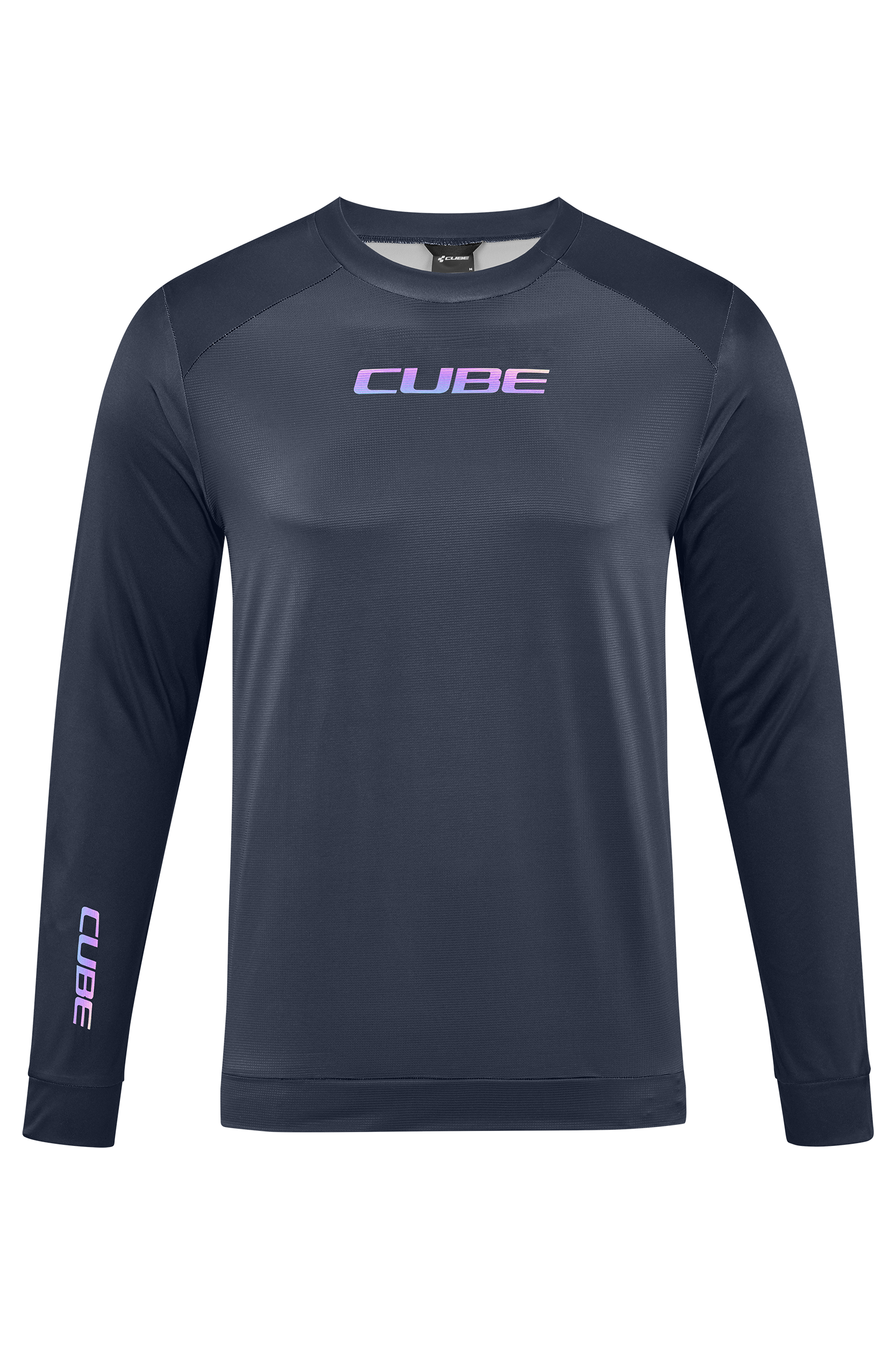 CUBE ATX ronde hals jersey lange mouw zwart heren